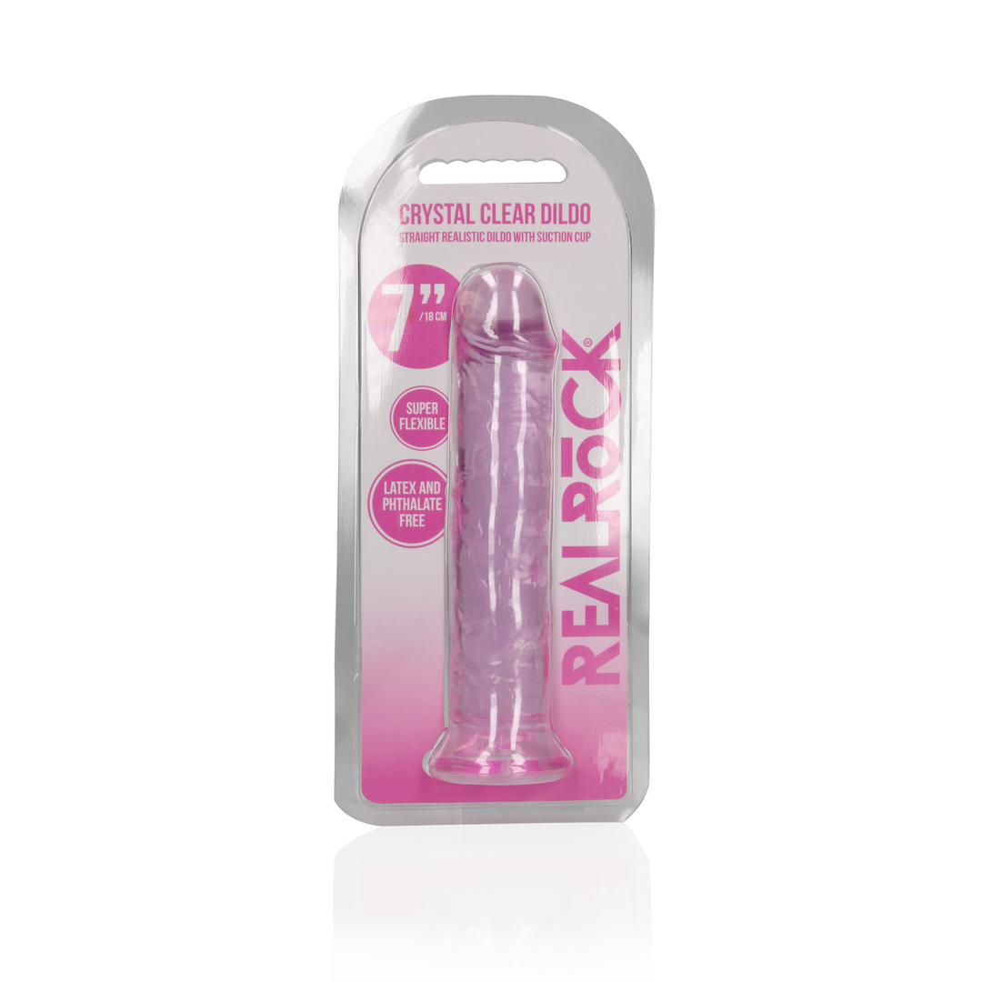 Realrock by shots Rechtdoor Dildo met Zuignap - 7'' / 18 (8714273524485)