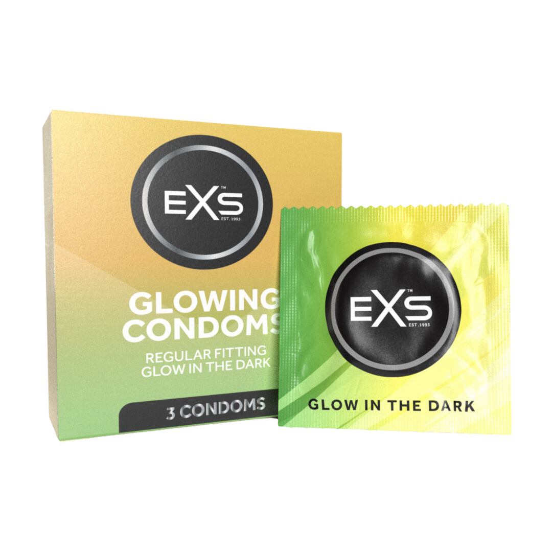 EXS Glow - Condooms - 3 Stuks (5027701002978)