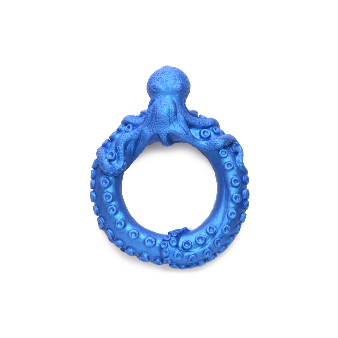 Xr brands Poseidon's Octo-Ring - Siliconen Cockring - Blauw (848518053299)