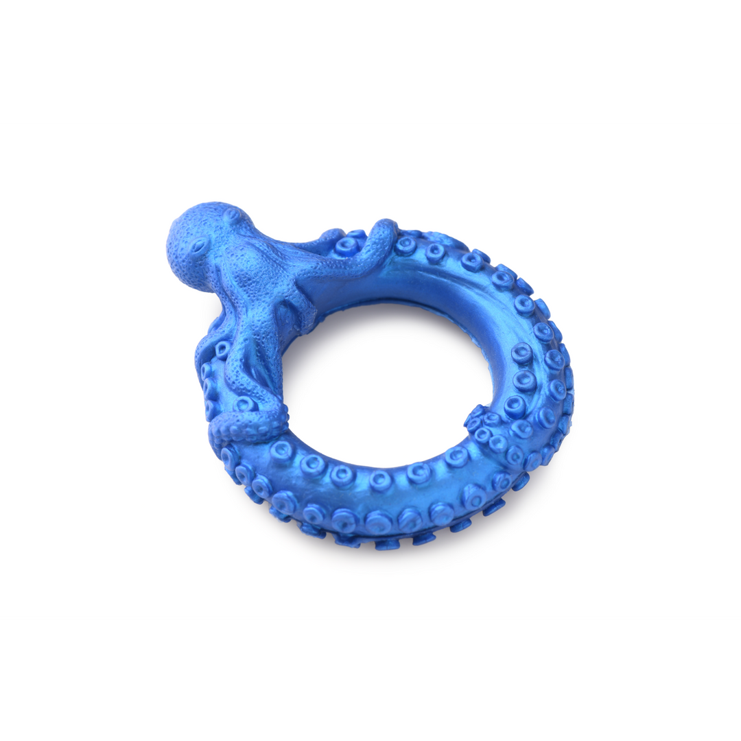 Xr brands Poseidon's Octo-Ring - Siliconen Cockring - Blauw (848518053299)