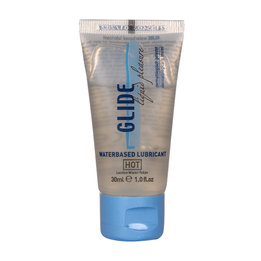 Hot Glide Liquid Pleasure - Waterbased Lubricant - 1 fl oz / 30 ml (4042342000412)