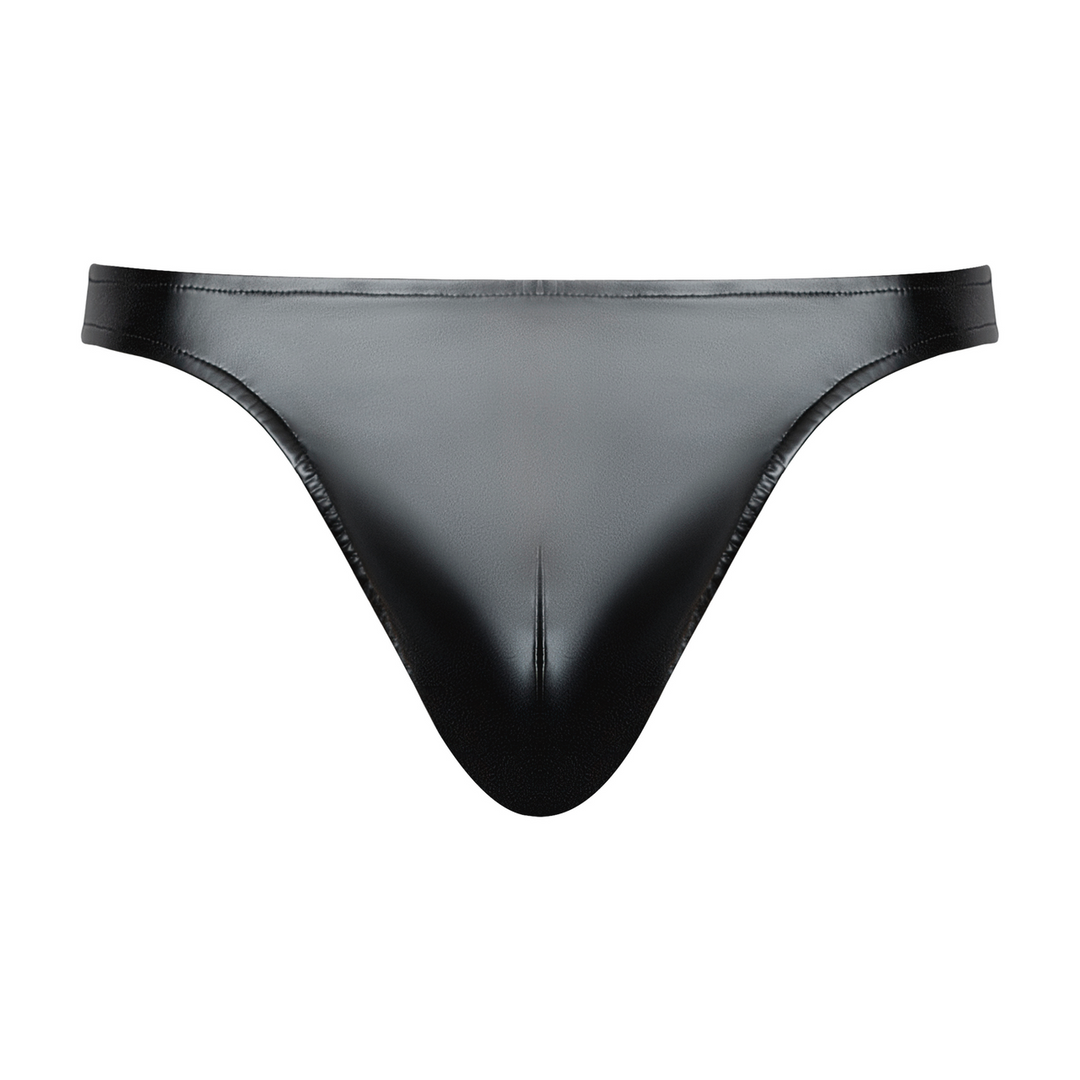 Male power Wetlook Bong Thong - L/XL - Zwart (845830095136)