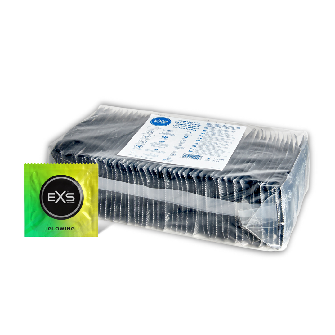 EXS Glowing - Condoms - 100 Stuks (5027701005702)