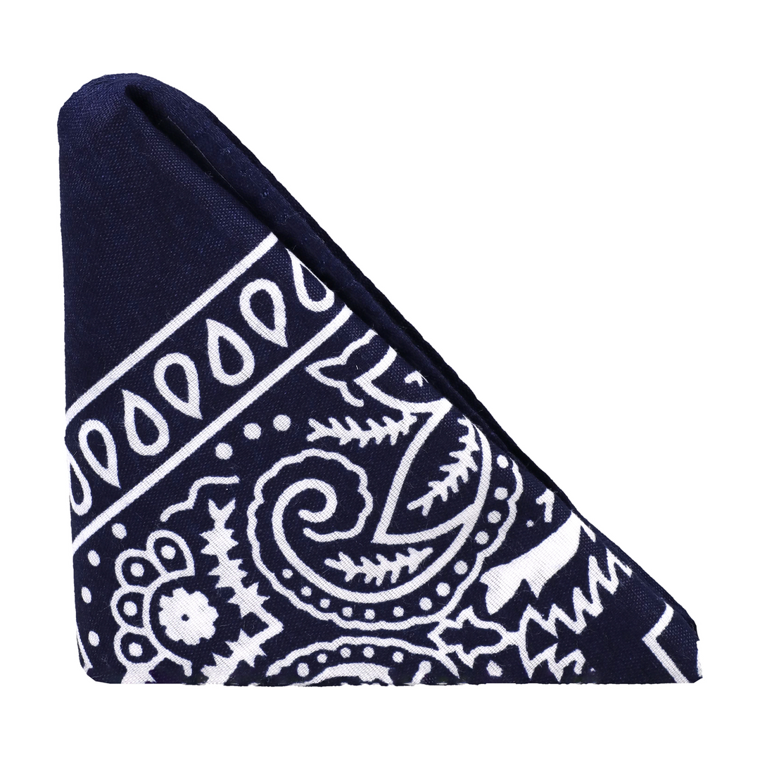 Doc johnson The Code - Siliconen Cockring met Bandana - Marineblauw (782421098278)