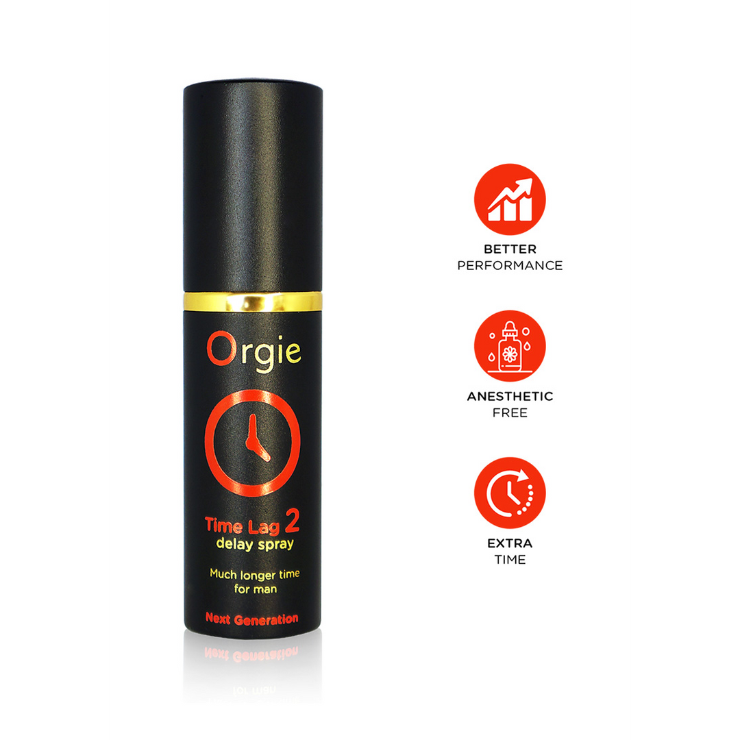 Orgie Time Lag 2 - Delay Spray Next Generation - 0,34 fl oz / 10 ml (5600742917052)