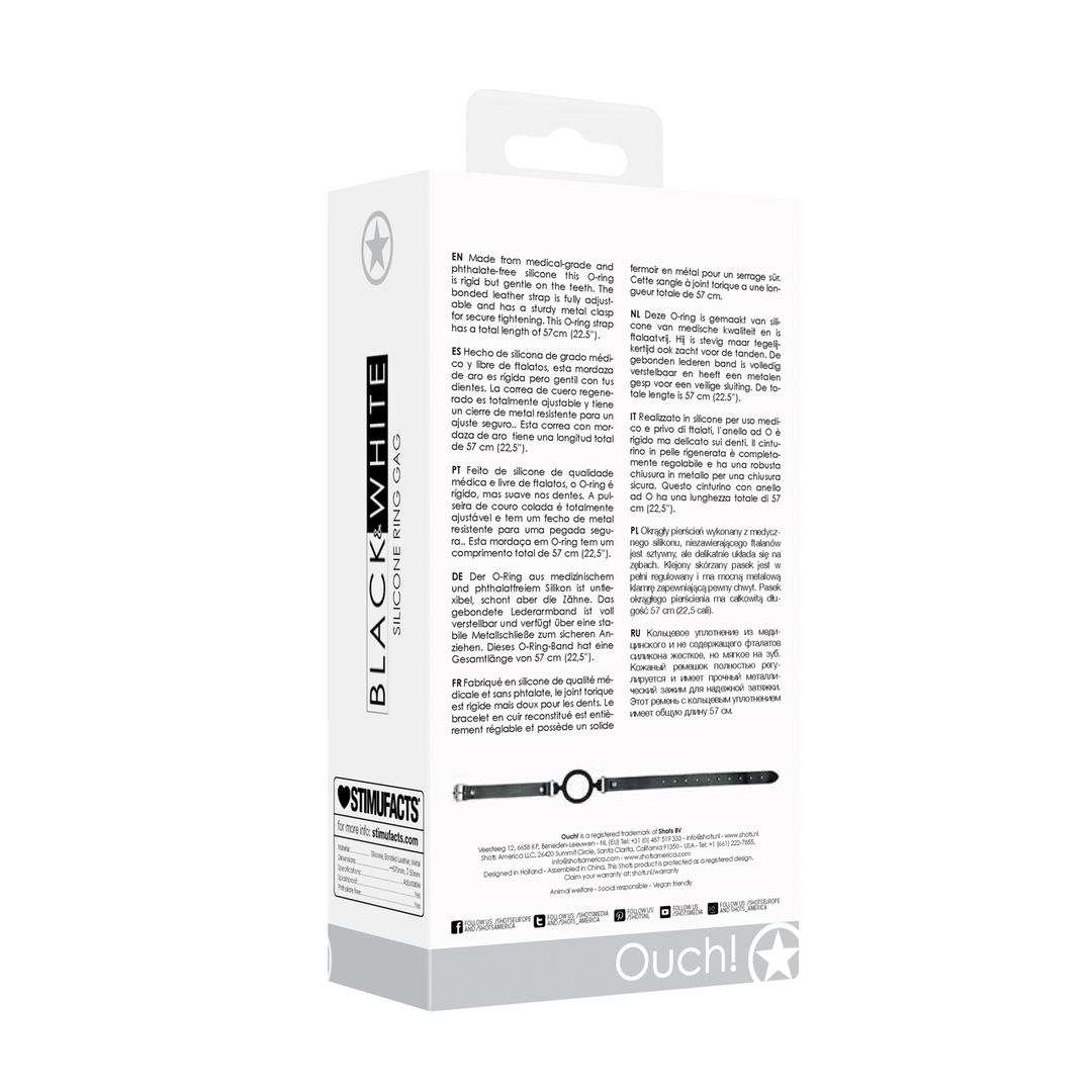 Ouch! by shots Silicone Ring Gag (7423522575598)