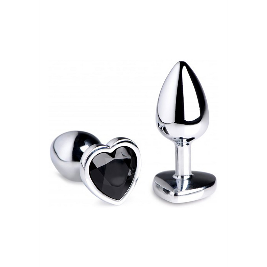 Xr brands Zwart Hart - Butt Plug - Klein (848518037954)