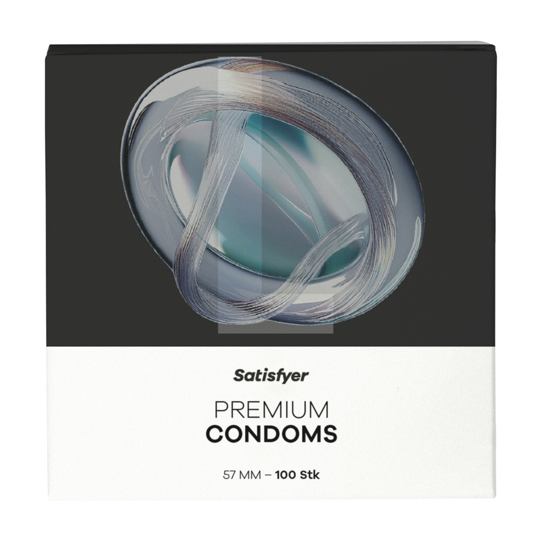 Satisfyer Condooms - Maat L - 57mm - 100 Stuks (4061504082684)