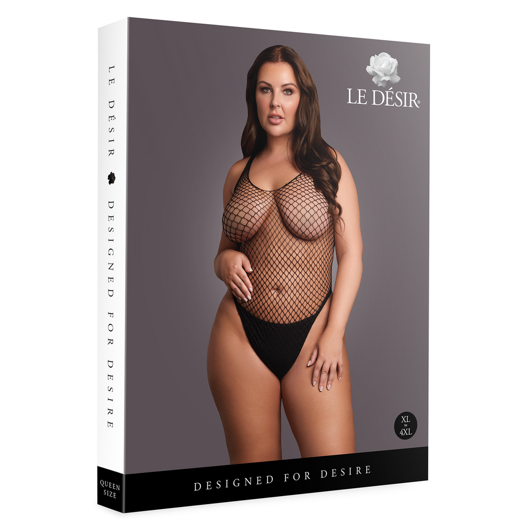 Le désir by shots Body met Fishnet Structuur - OSX - Zwart (8714273049896)