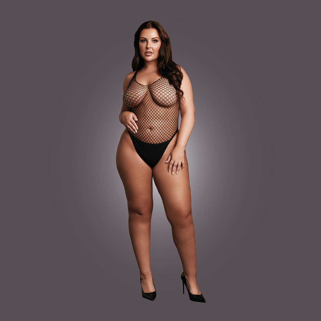 Le désir by shots Body met Fishnet Structuur - OSX - Zwart (8714273049896)