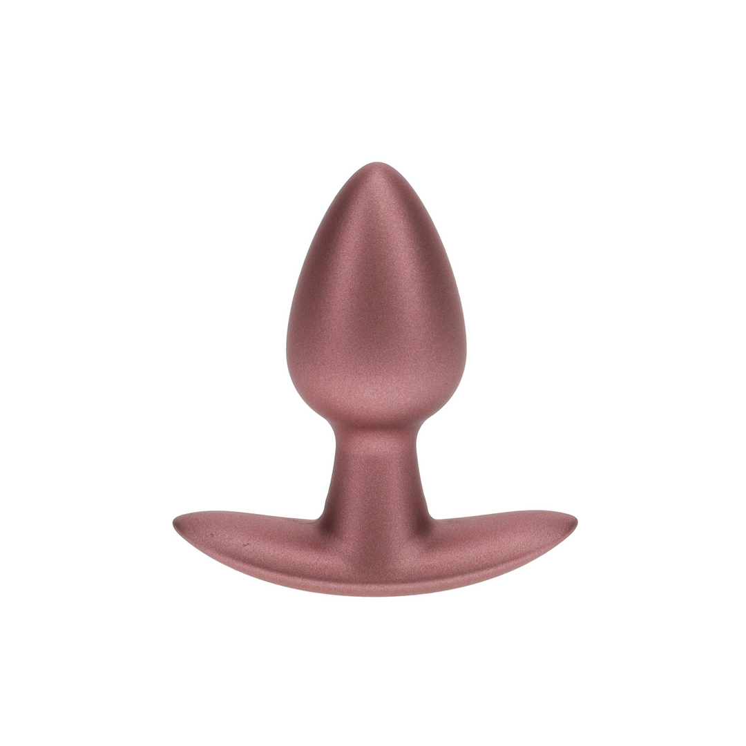 Ouch! by shots Zachte Silicone Anale Plug - Klein - 2,6 / 6,5 cm - Roségoud (8714273056849)