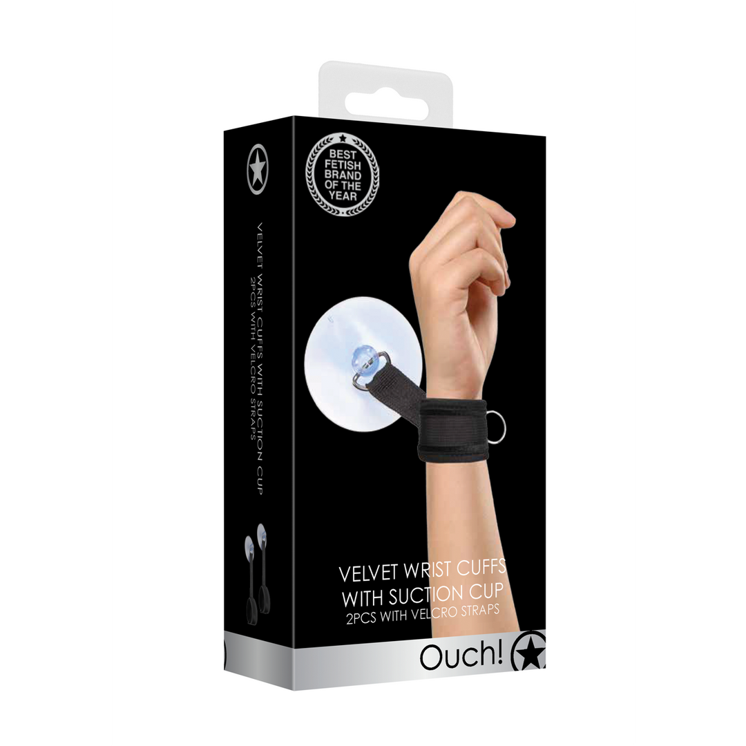 Ouch! by shots Verstelbare Zuignap Handboeien (7423522457498)