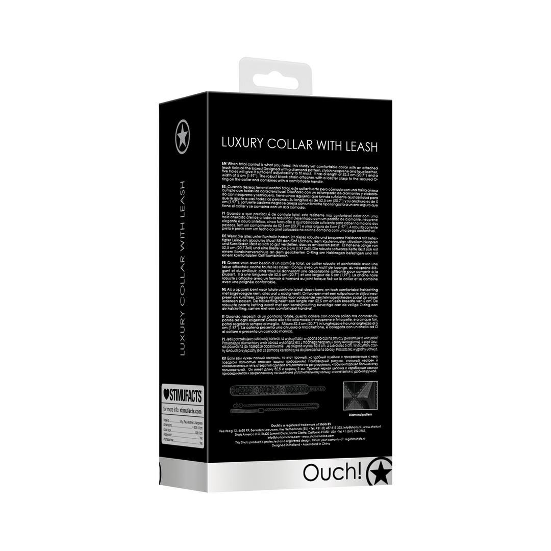 Ouch! by shots Halsband met Leash (8714273525253)