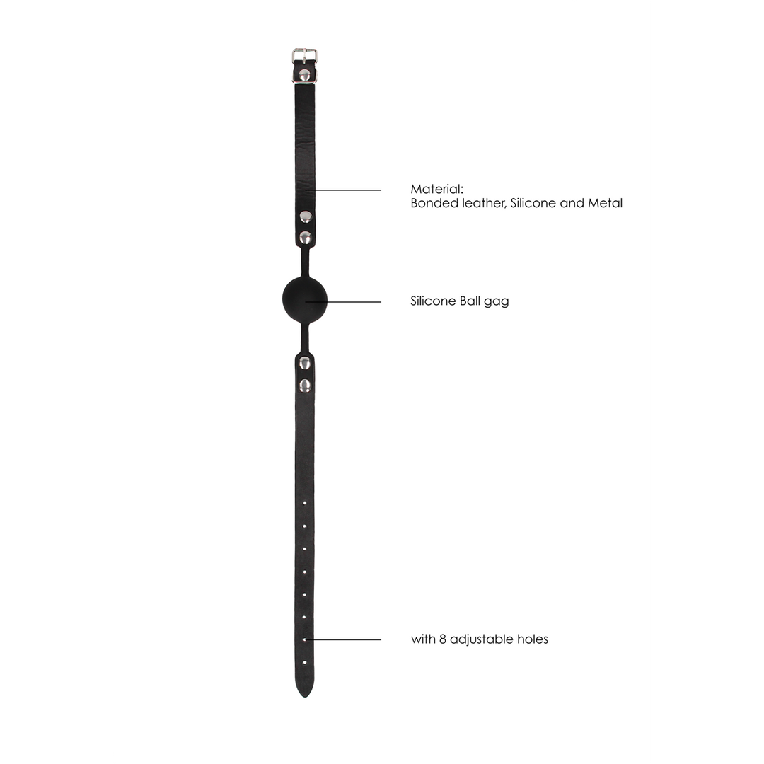 Ouch! by shots Silicone Ball Gag (7423522575567)