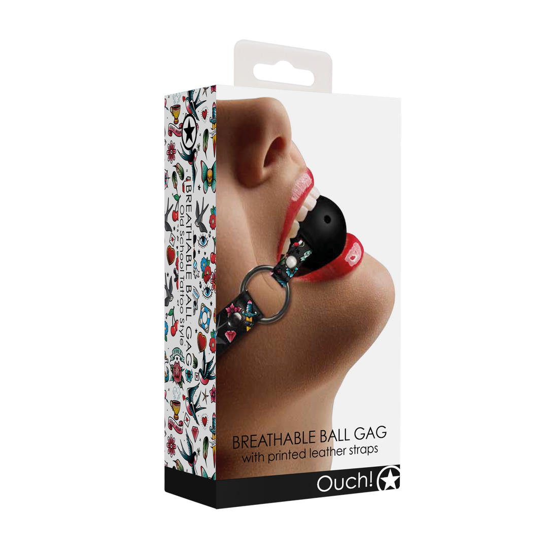Ouch! by shots Ademend Ball Gag (8714273491626)
