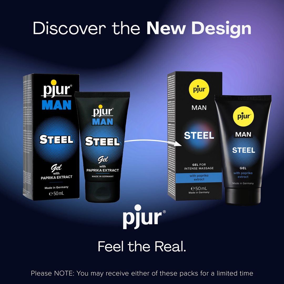 Pjur MAN Steel - Gel for Intense Massage - 1.7 fl oz / 50 ml (827160111670)