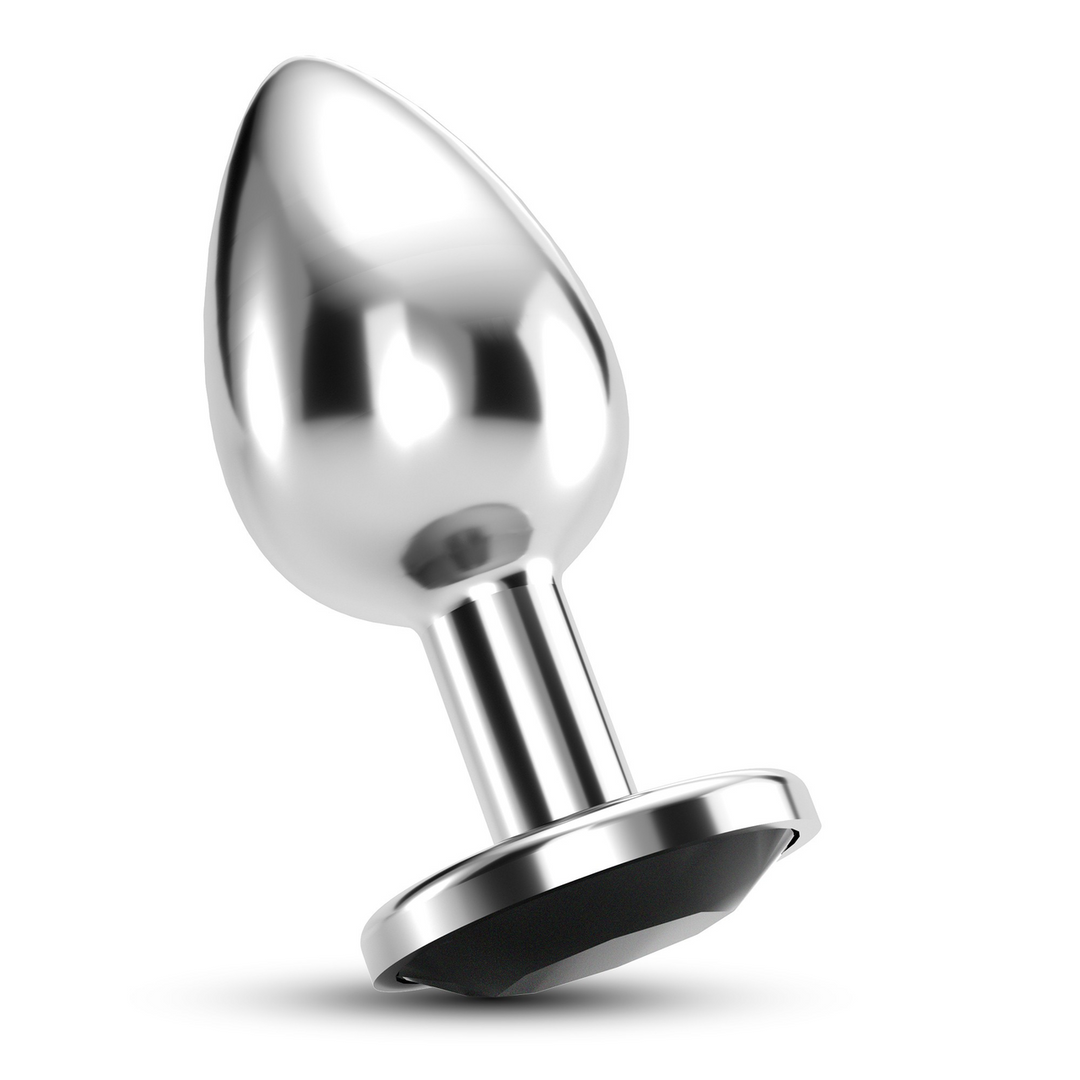 Crushious Bijou - Anale Sieraad Plug - Medium - Zwart (799632355236)