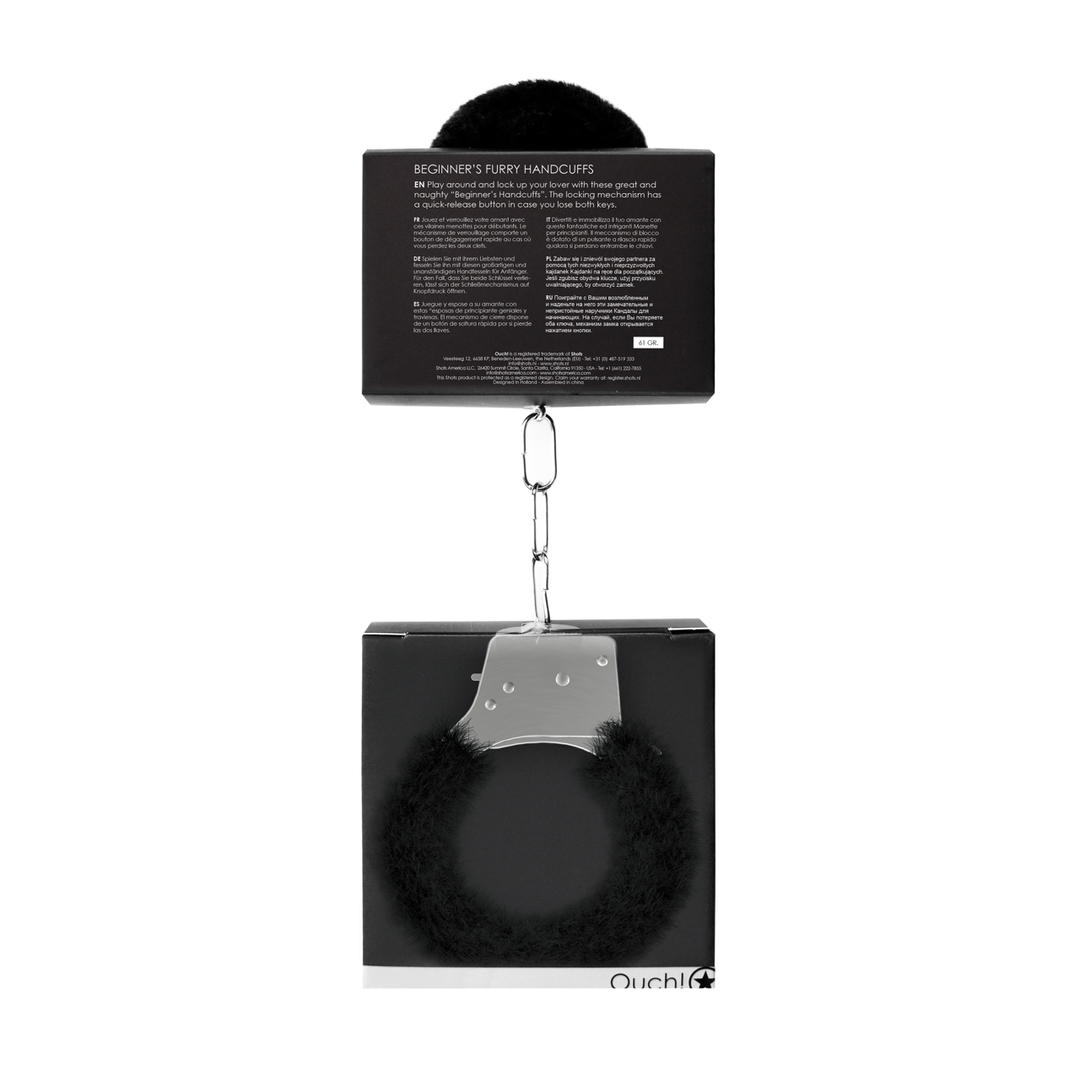 Ouch! by shots Beginner's Handcuffs Furry (8714273074096)