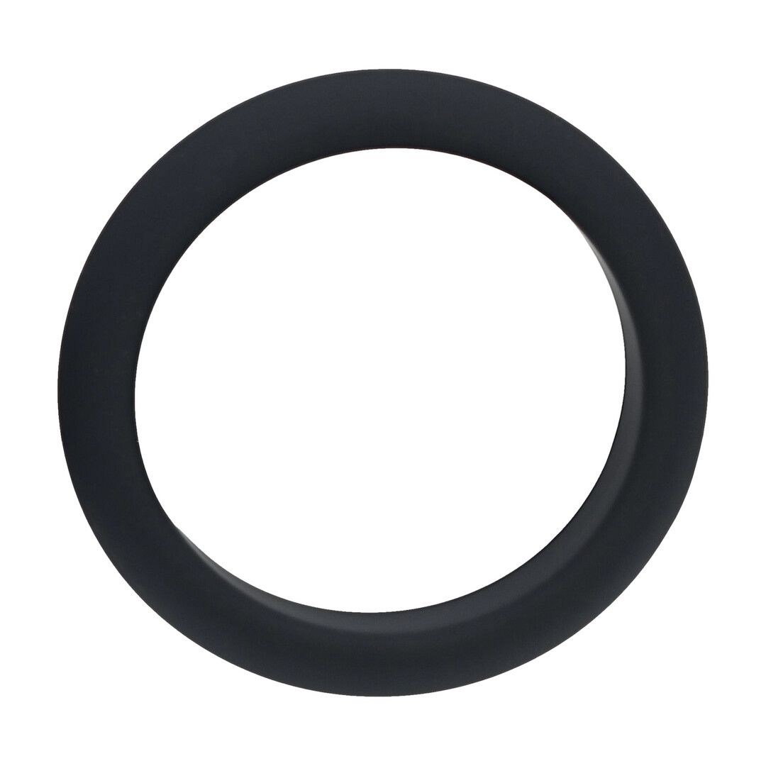 Levelz by shots Wide O Silicone Cockring - L - 42mm - Zwart (8714273061997)