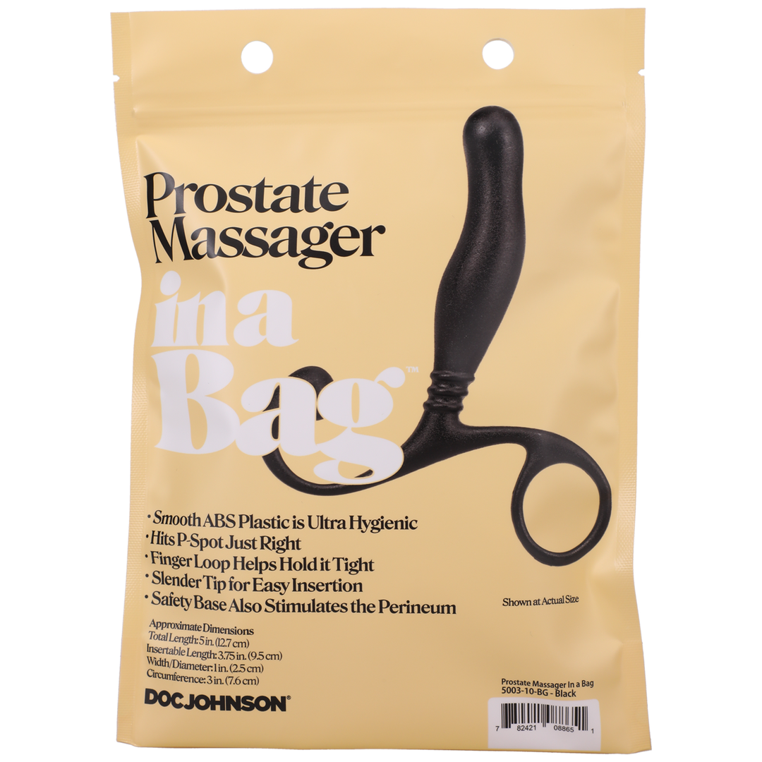 Doc johnson Prostate Massager - Zwart (782421088651)
