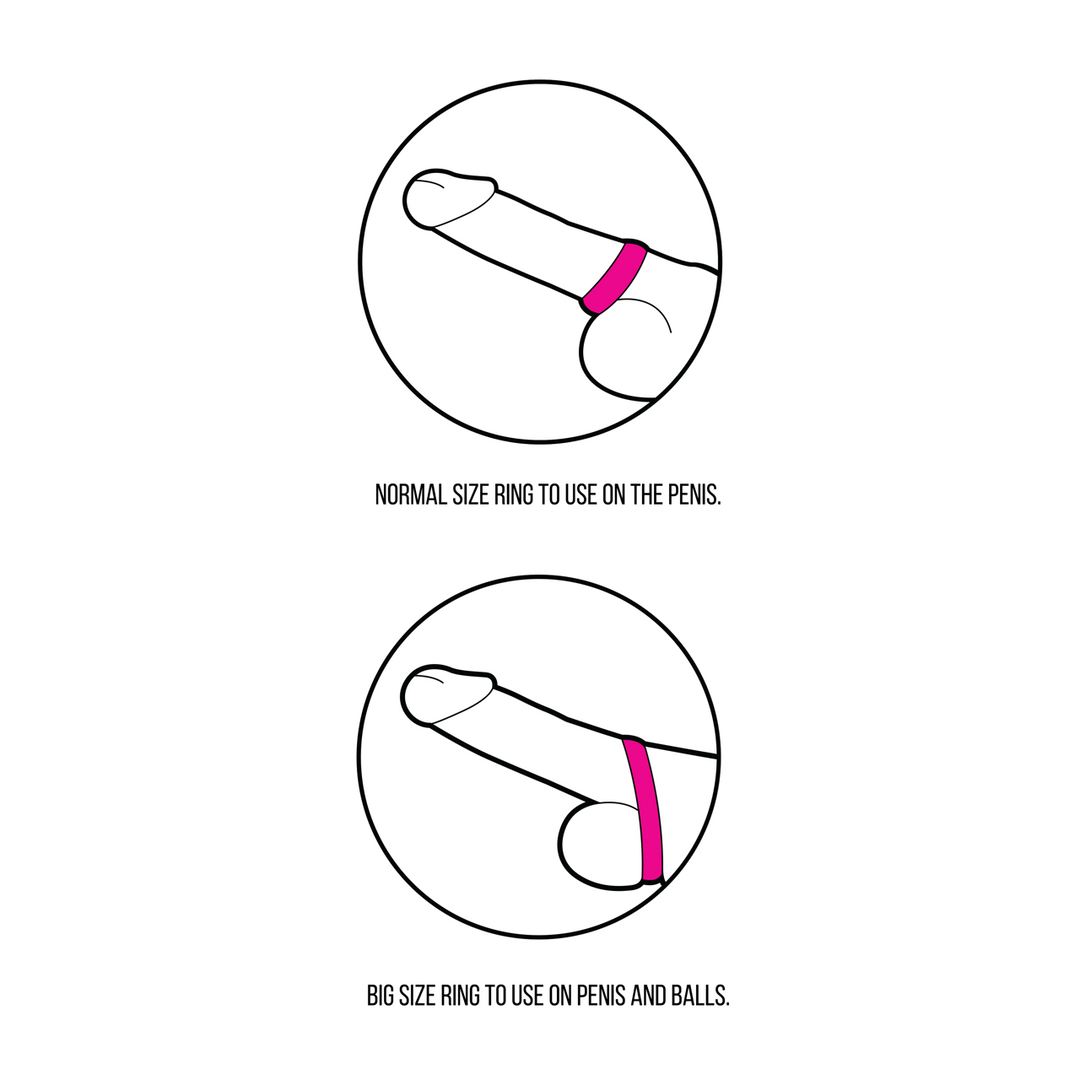 Shots toys by shots Eindeloze Cockring - Groot  Medium (8714273058966)