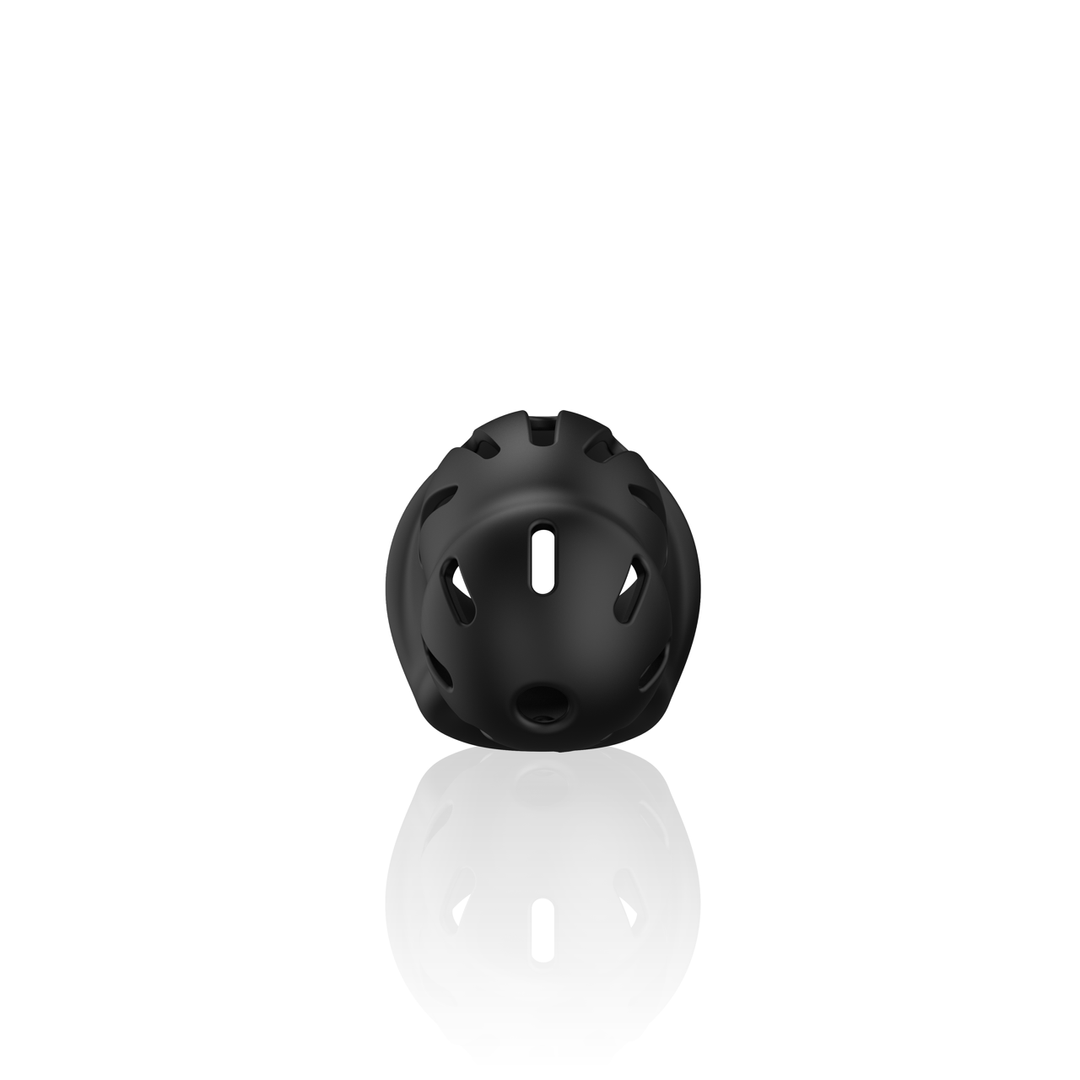 Mancage by shots Model 27 - Ultra Soft Silicone Chastity Cage - Zwart (8714273051318)