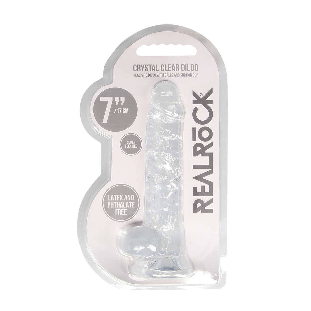 Realrock by shots Realistische Dildo met Ballen - 7 / 18 cm (8714273543196)