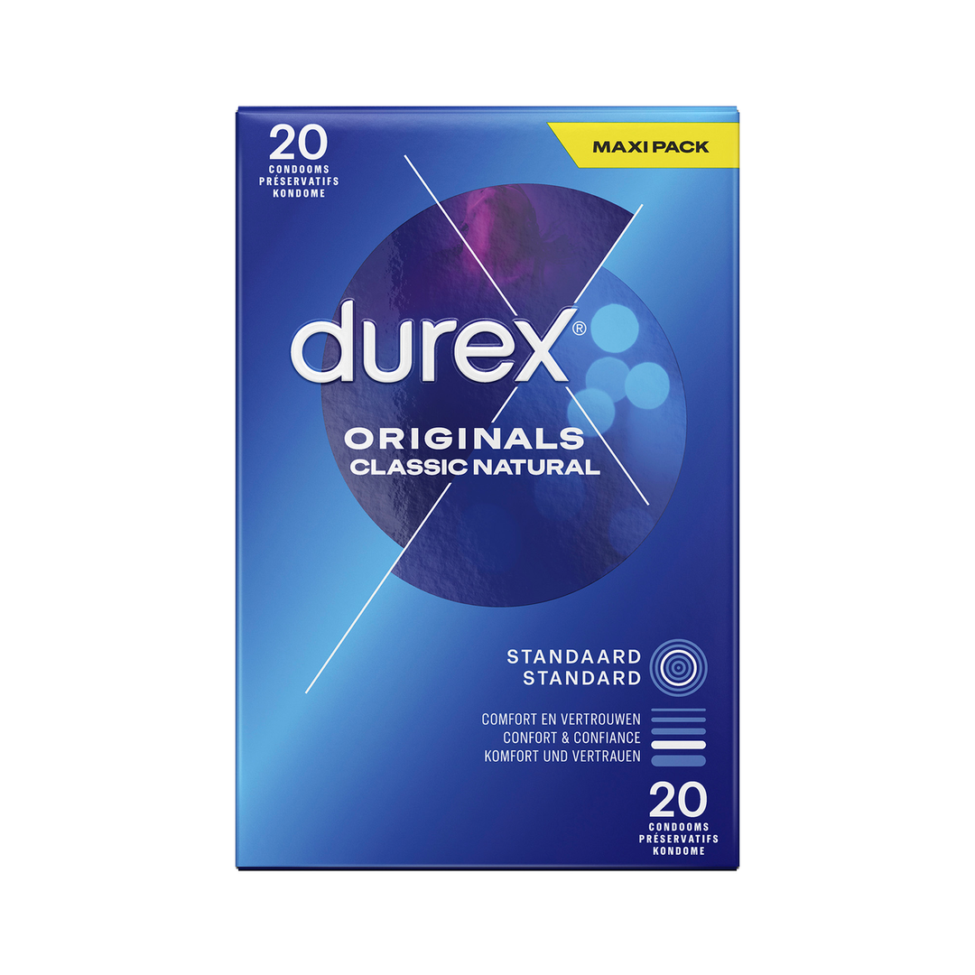Durex Originals Classic Natural - Condooms - 20 Stuks (5052197045154)