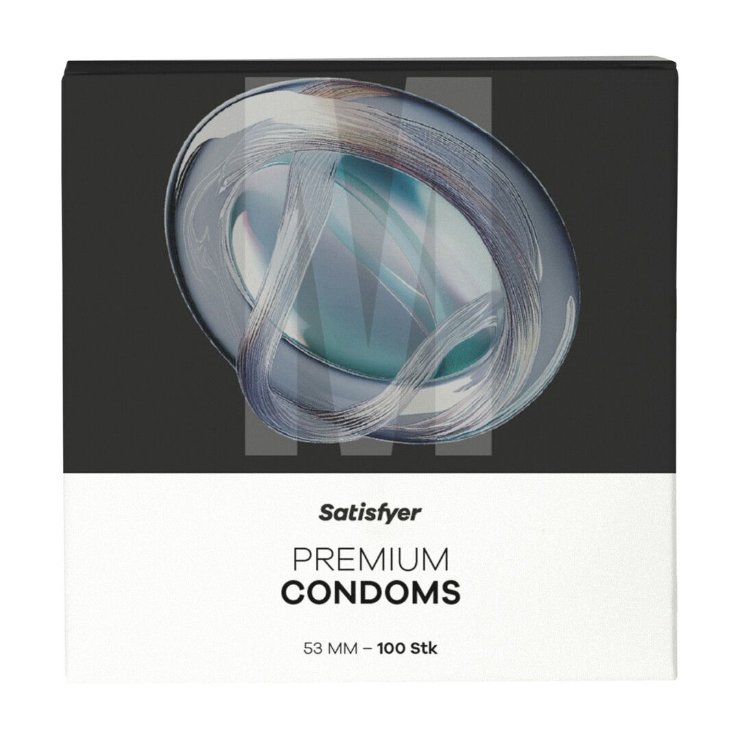Satisfyer Condooms - Maat M - 53mm - 100 Stuks (4061504082677)