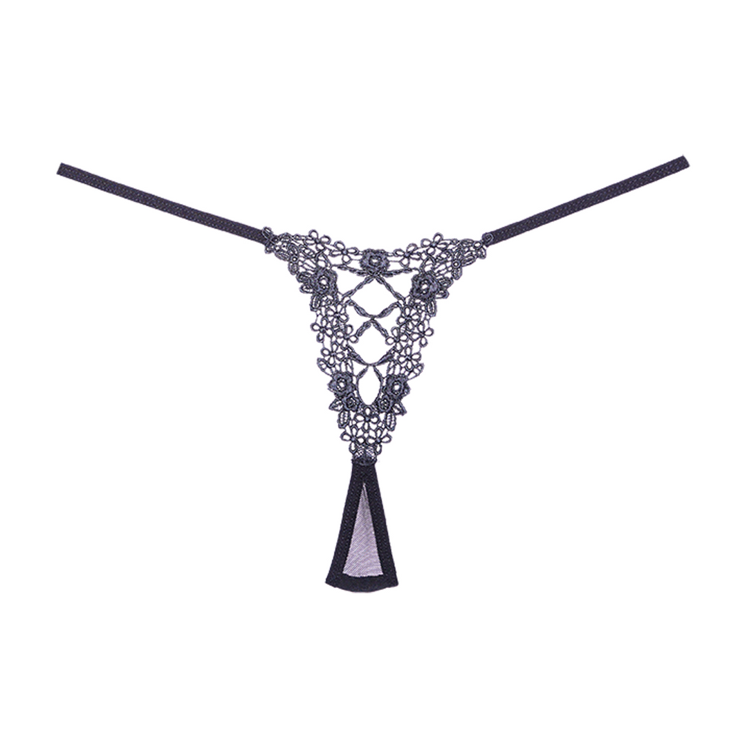 Allure Mesh String - One Size - Zwart (883045920874)