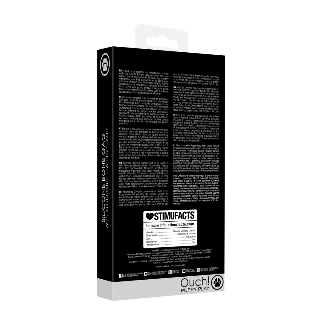 Ouch! by shots Silicone Botten Gag (7423522633601)