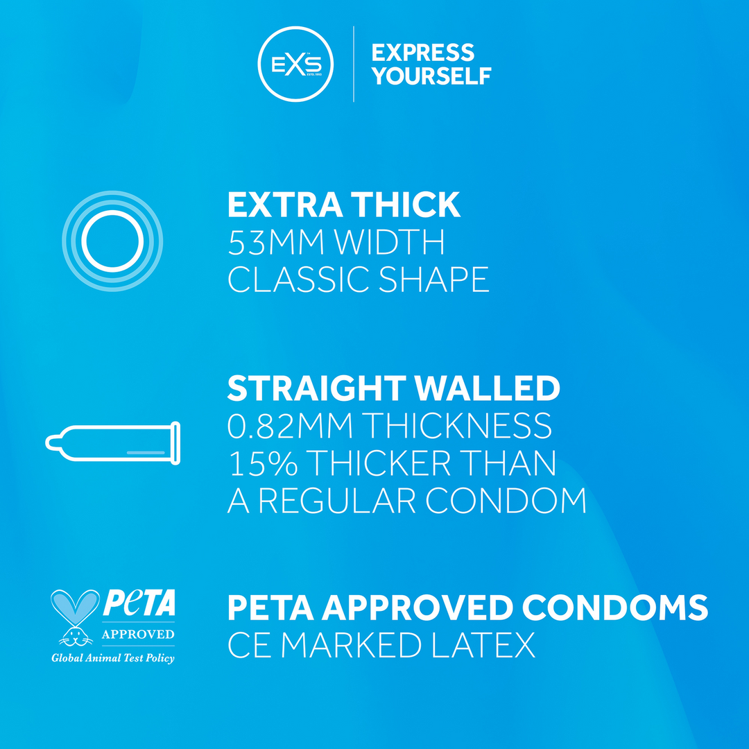 EXS Extra Thick - Condoms - 100 Stuks (5027701005931)