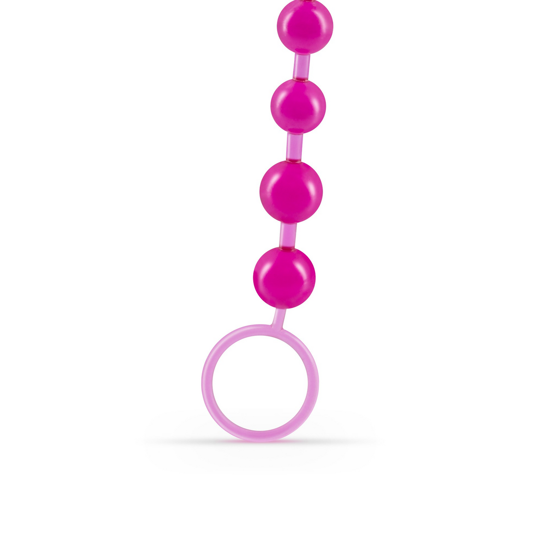 Crushious Basis Anale Kralen - 10 Kralen Ketting - Roze (799632355069)