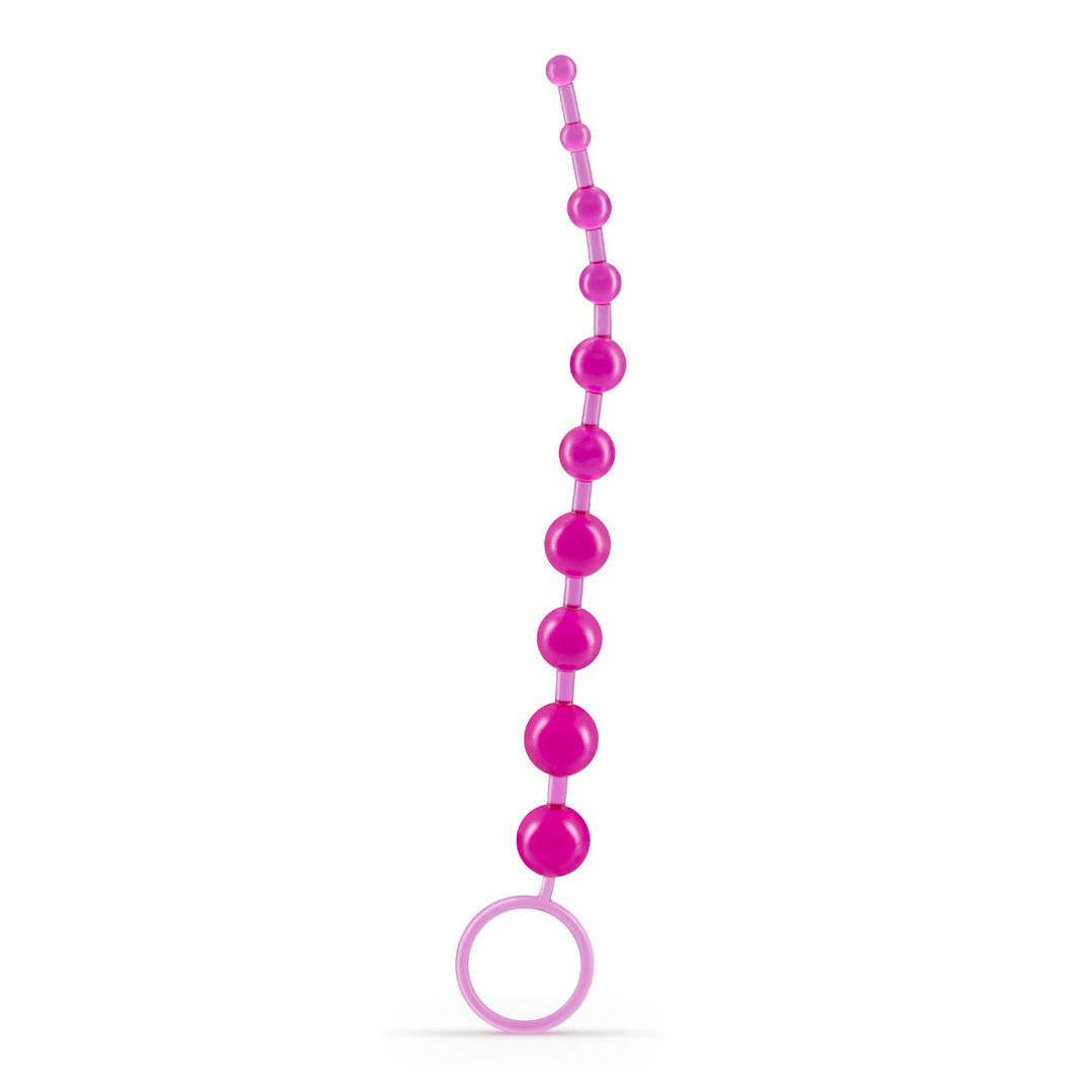 Crushious Basis Anale Kralen - 10 Kralen Ketting - Roze (799632355069)