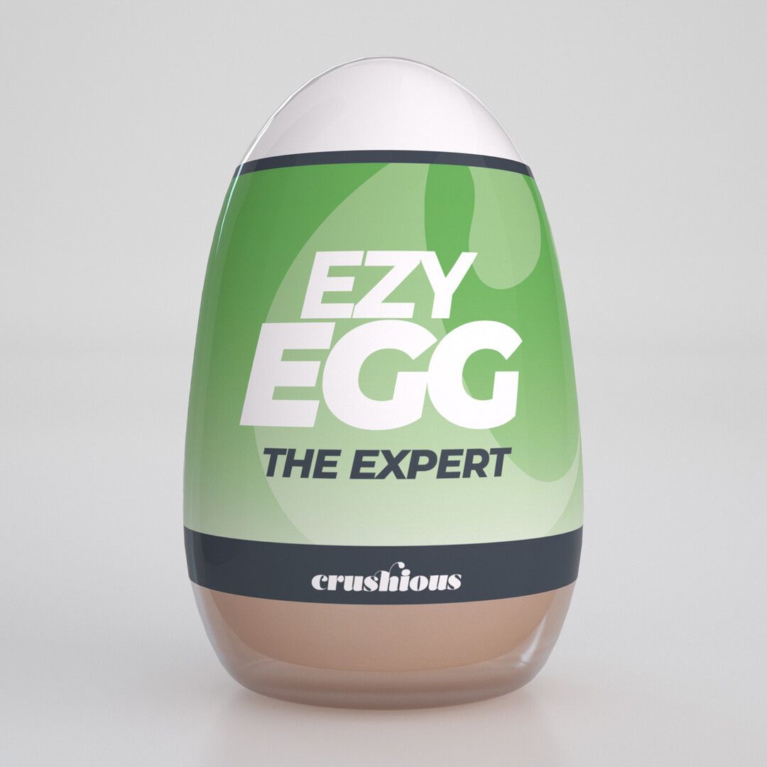 Crushious Ezy Egg - Masturbator Ei - De Expert - Groen (7403254162013)