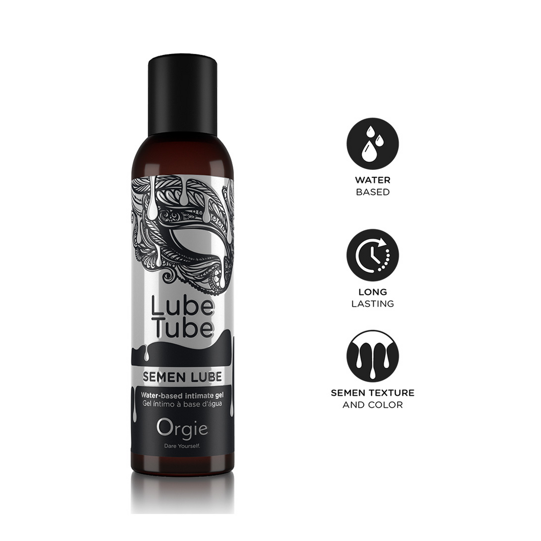 Orgie Semen Lube - Waterbased Intimate Gel - 150 ml / 5,07 fl oz (5600742917267)