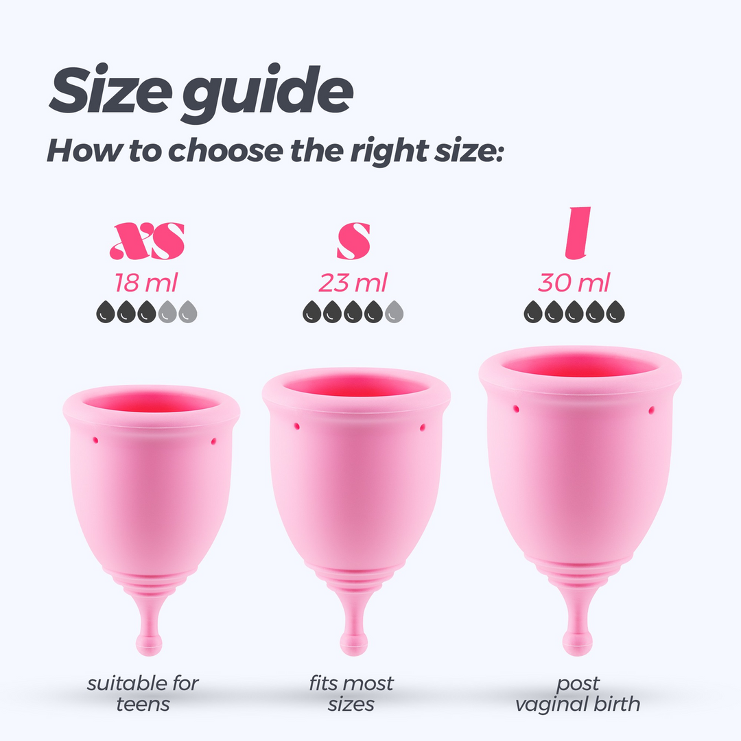 Crushious Minerva - Menstruatiecup met Zakje - XS - Roze (7403254157385)