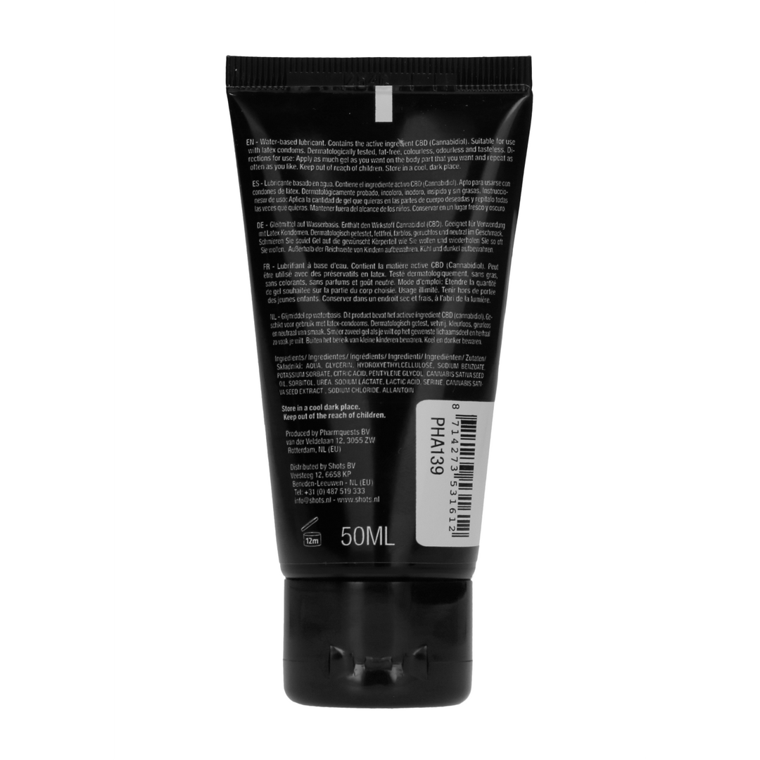 Pharmquests by shots CBD Cannabis Waterbased Glijmiddel - 2 fl oz / 50 ml (8714273531612)