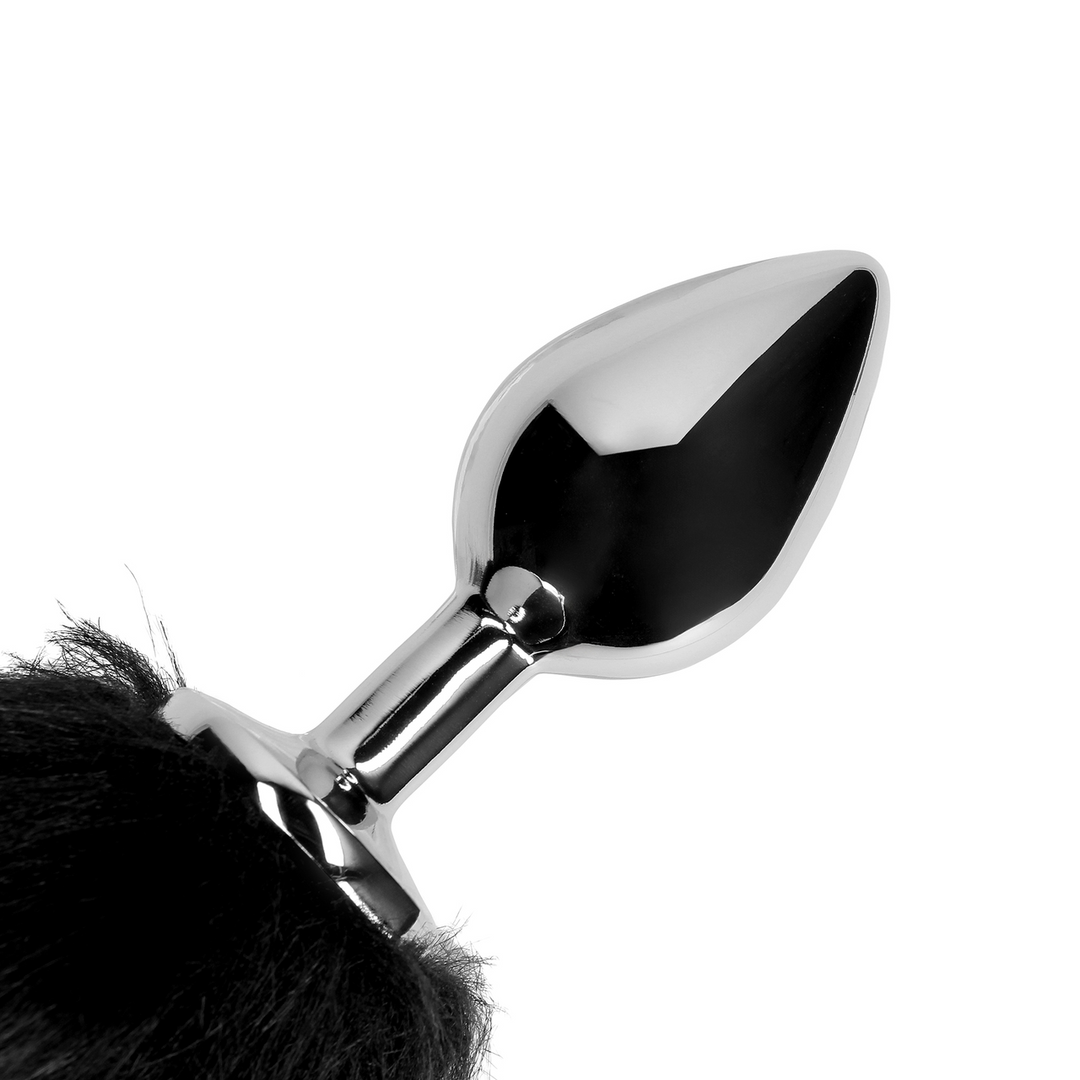 Ouch! by shots Vossenstaart met metalen buttplug (8714273047809)