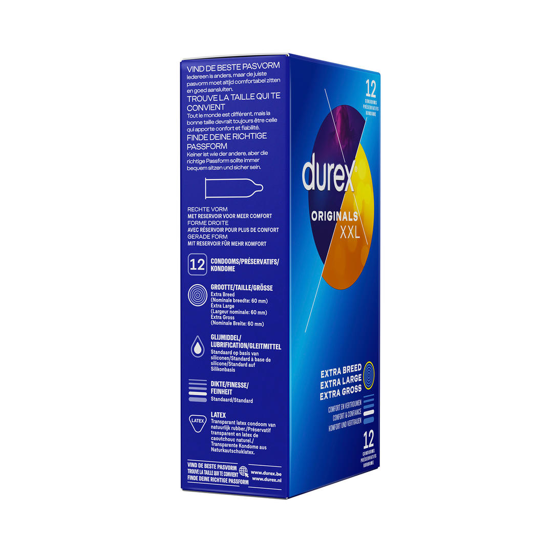Durex XXL - Condooms - 12 Stuks (5410036306802)