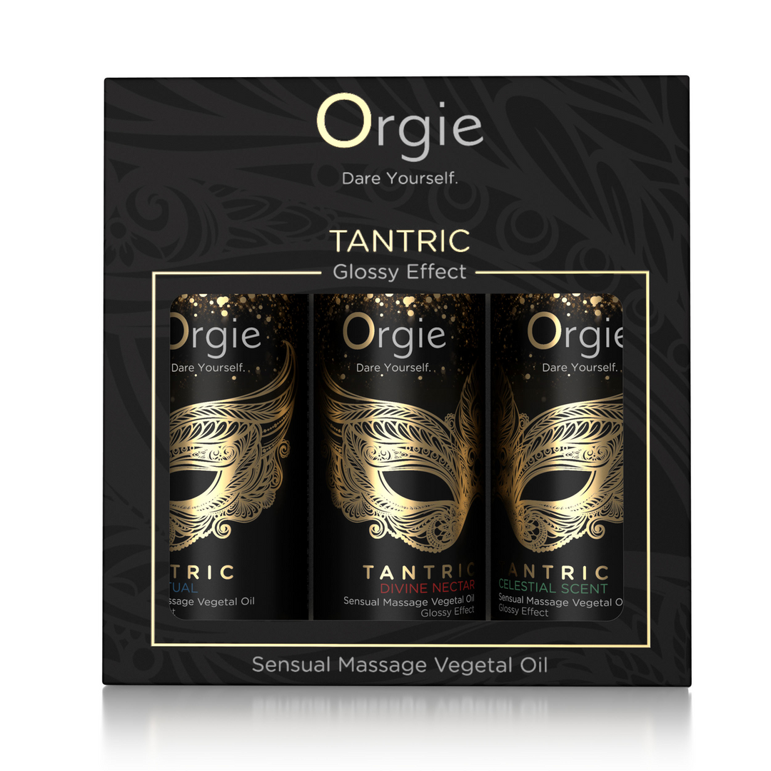 Orgie Tantric - Sensuele Massageolie Set - Mini Formaat (5600742917090)
