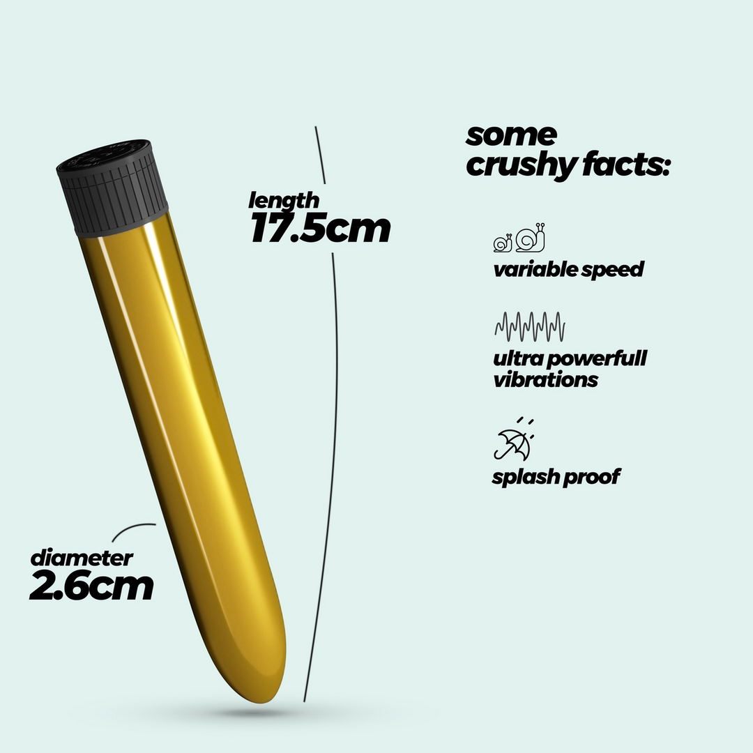 Crushious Classic Vibe - Classic Vibrator - Goud (7403254158788)