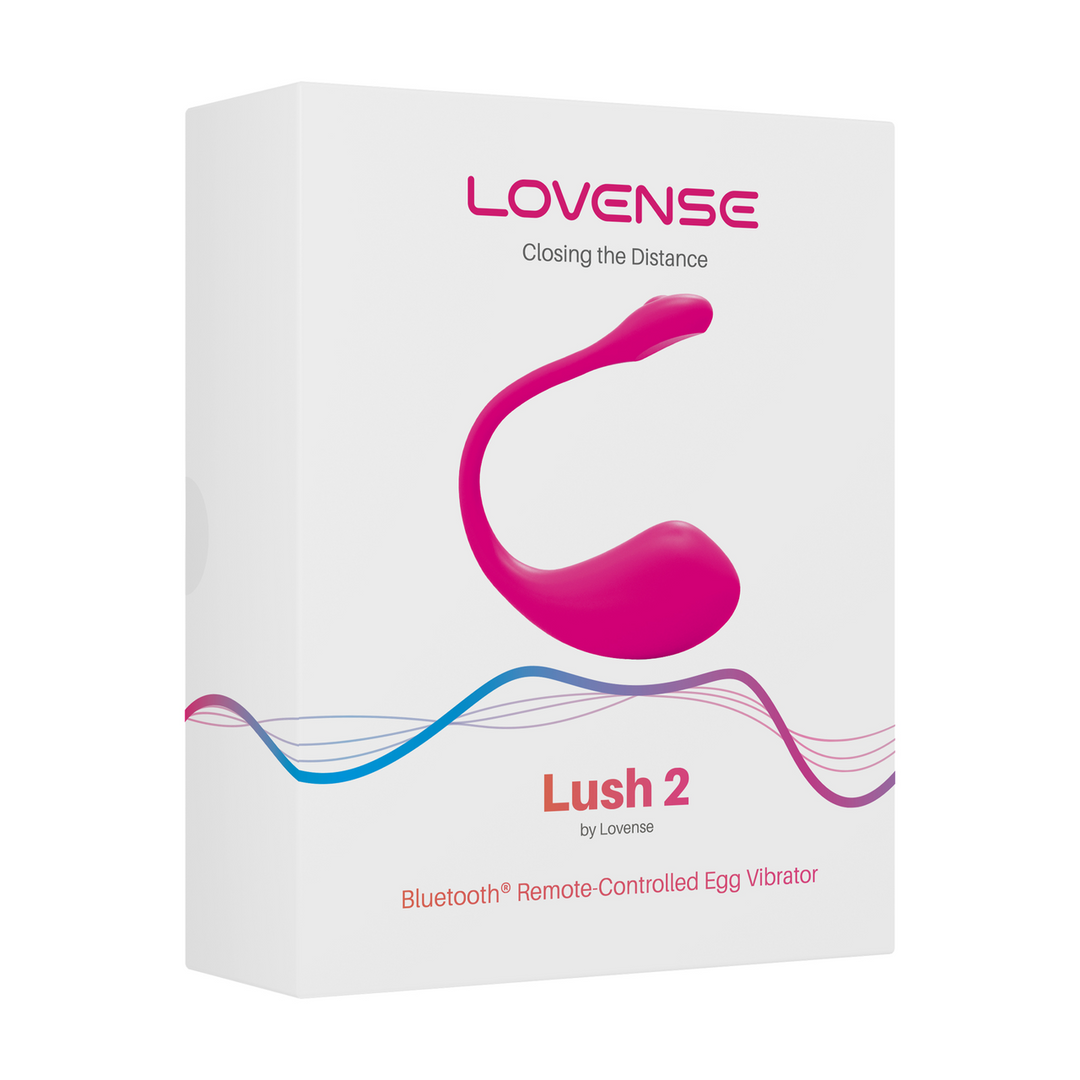 Lovense Lush 2 - Krachtige App-gestuurde Draagbare G-spot Ei Vibrator - Roze (728360599544)