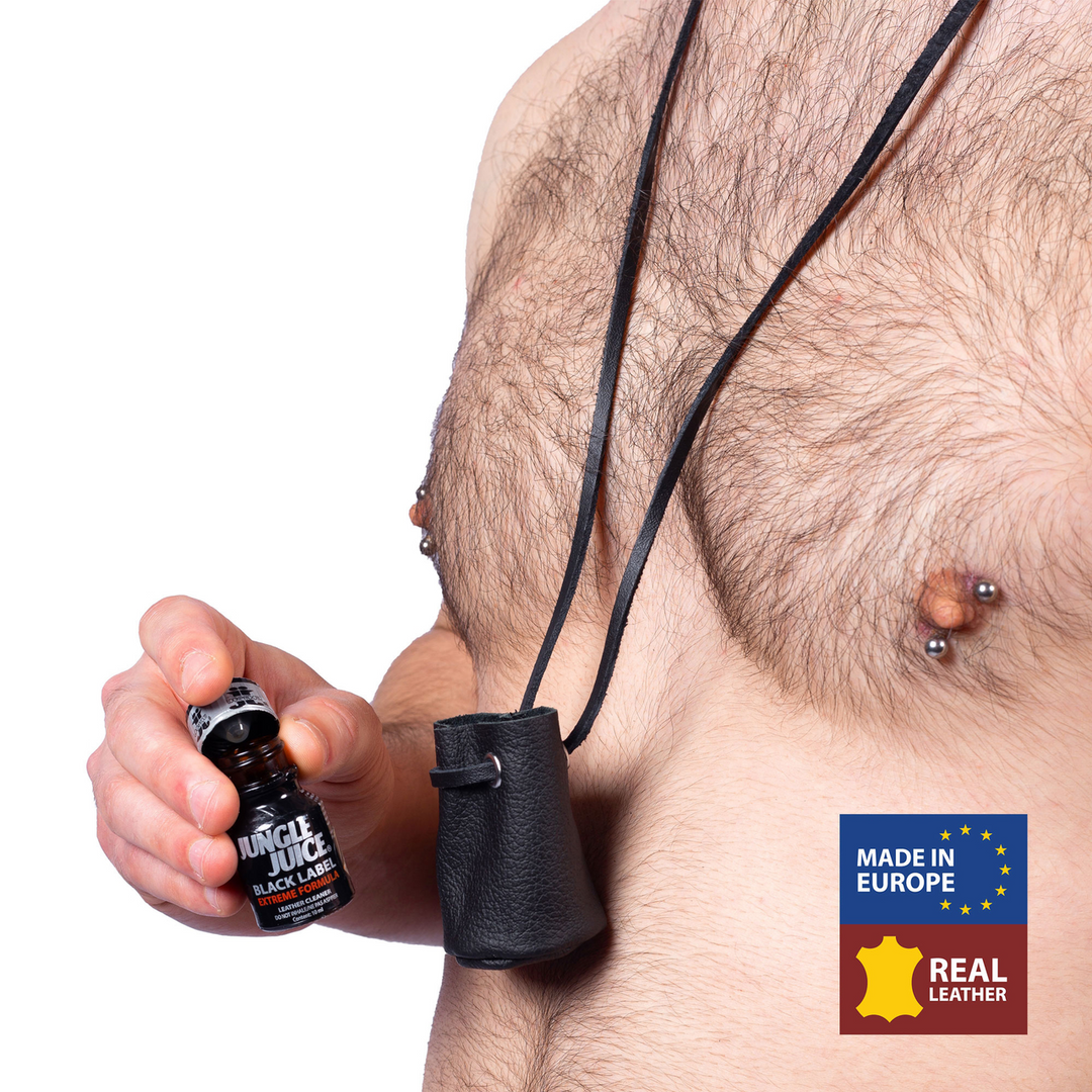 Red leather Leren Portemonnee voor Aroma - Zwart (3662811256266)