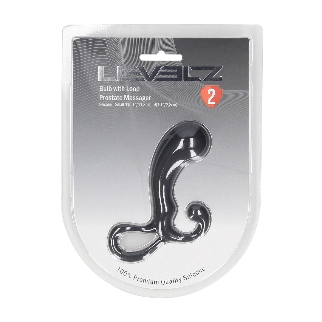 Levelz by shots Bol met Lussen Silicium Prostaat Massager - S - Zwart (8714273066411)