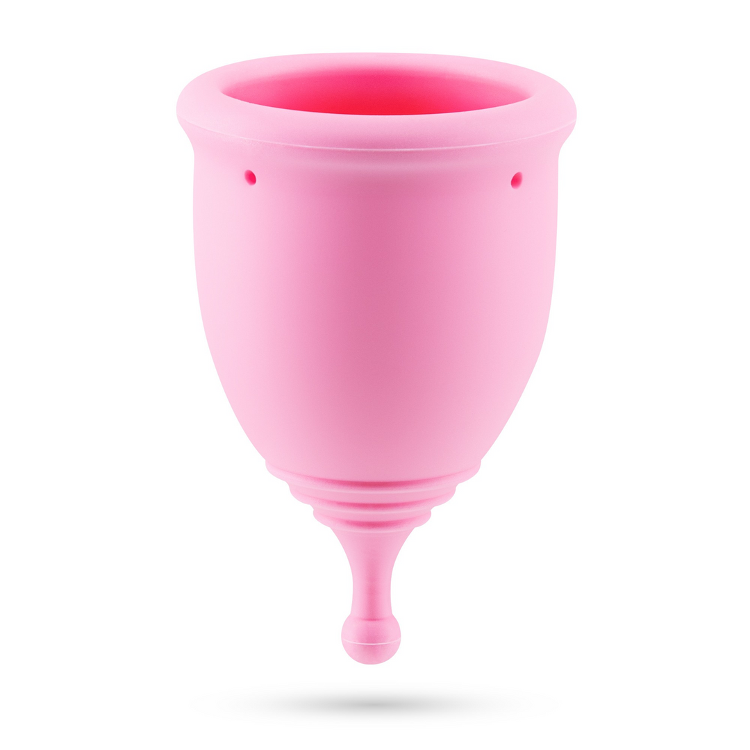 Crushious Minerva - Menstruatiecups met Zak - S en L - Roze (7403254157408)