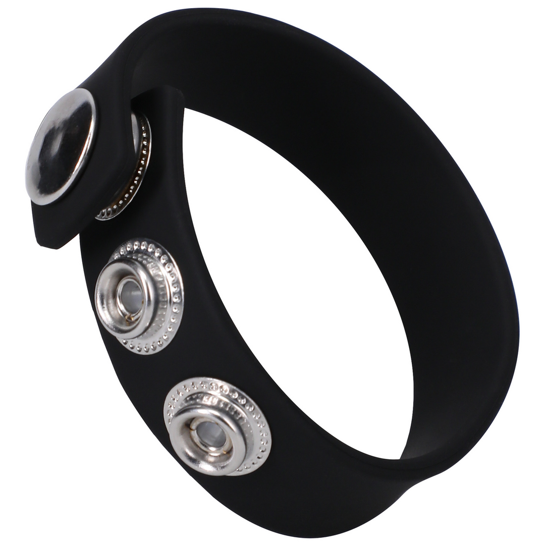 Doc johnson De Silicone 3 Snap - Cockring (6768903842113)