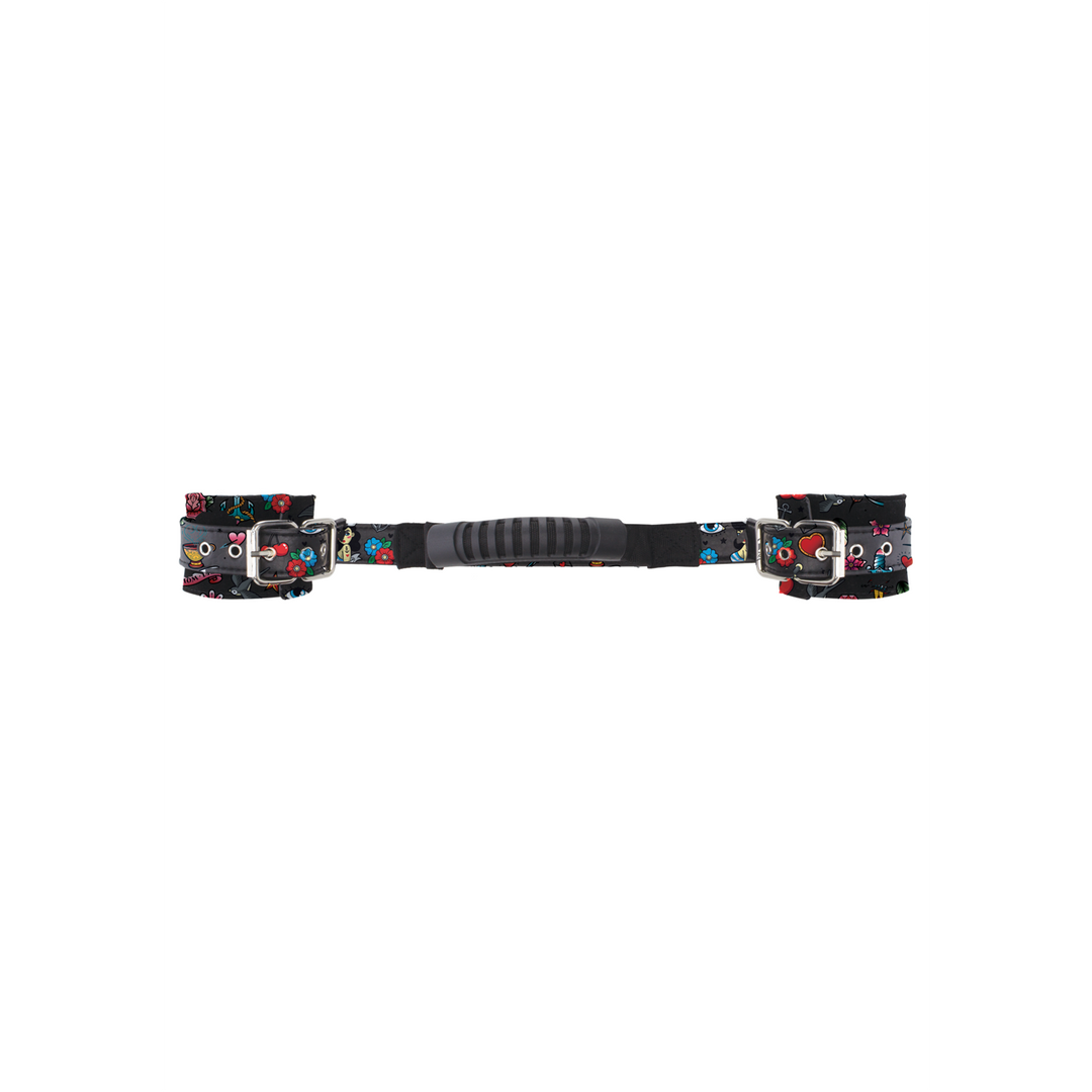 Ouch! by shots Geprinte Handboeien met Handvat (8714273491671)