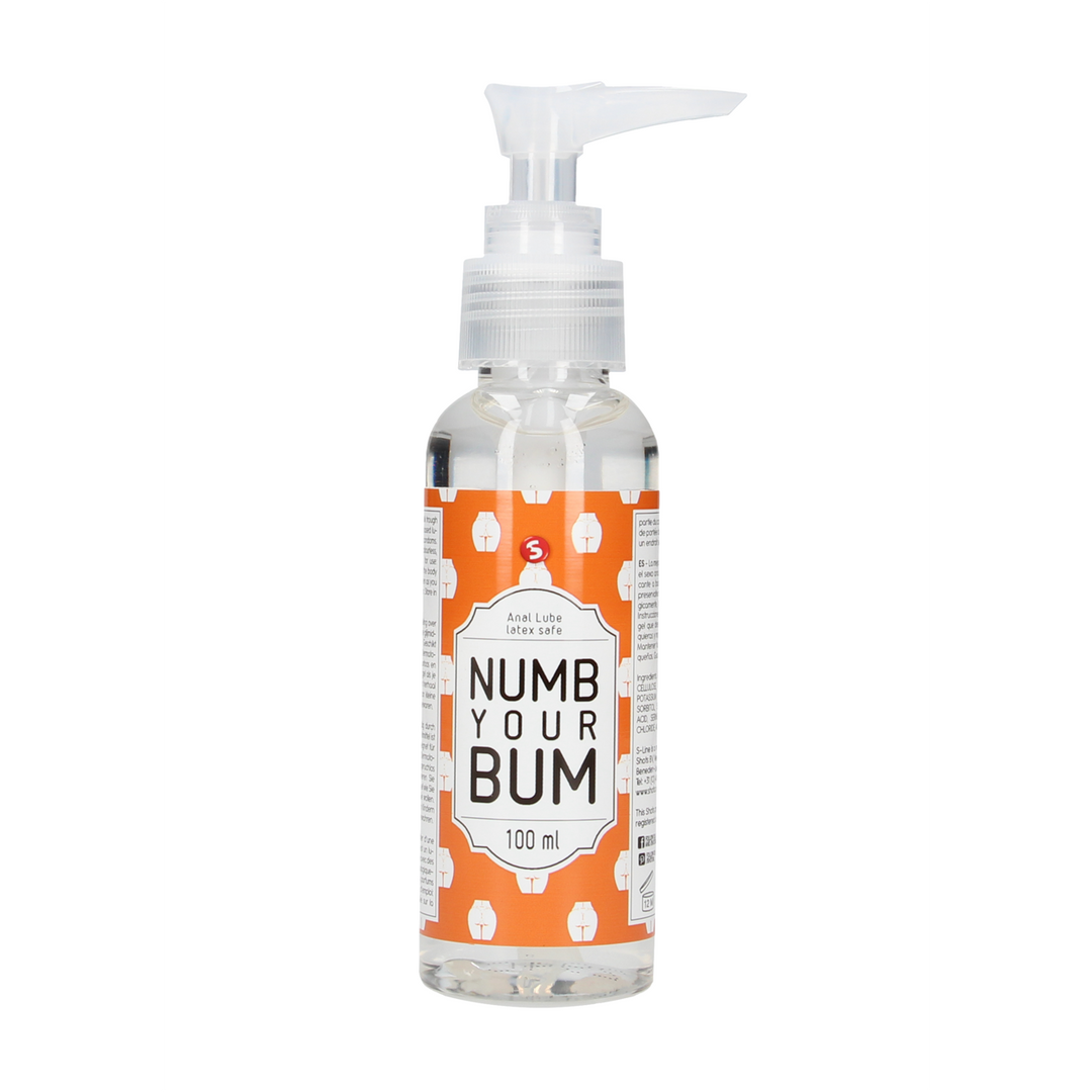 S-line by shots Numb Your Bum - Anale Glijmiddel - 3 fl oz / 100 ml (7423522519578)