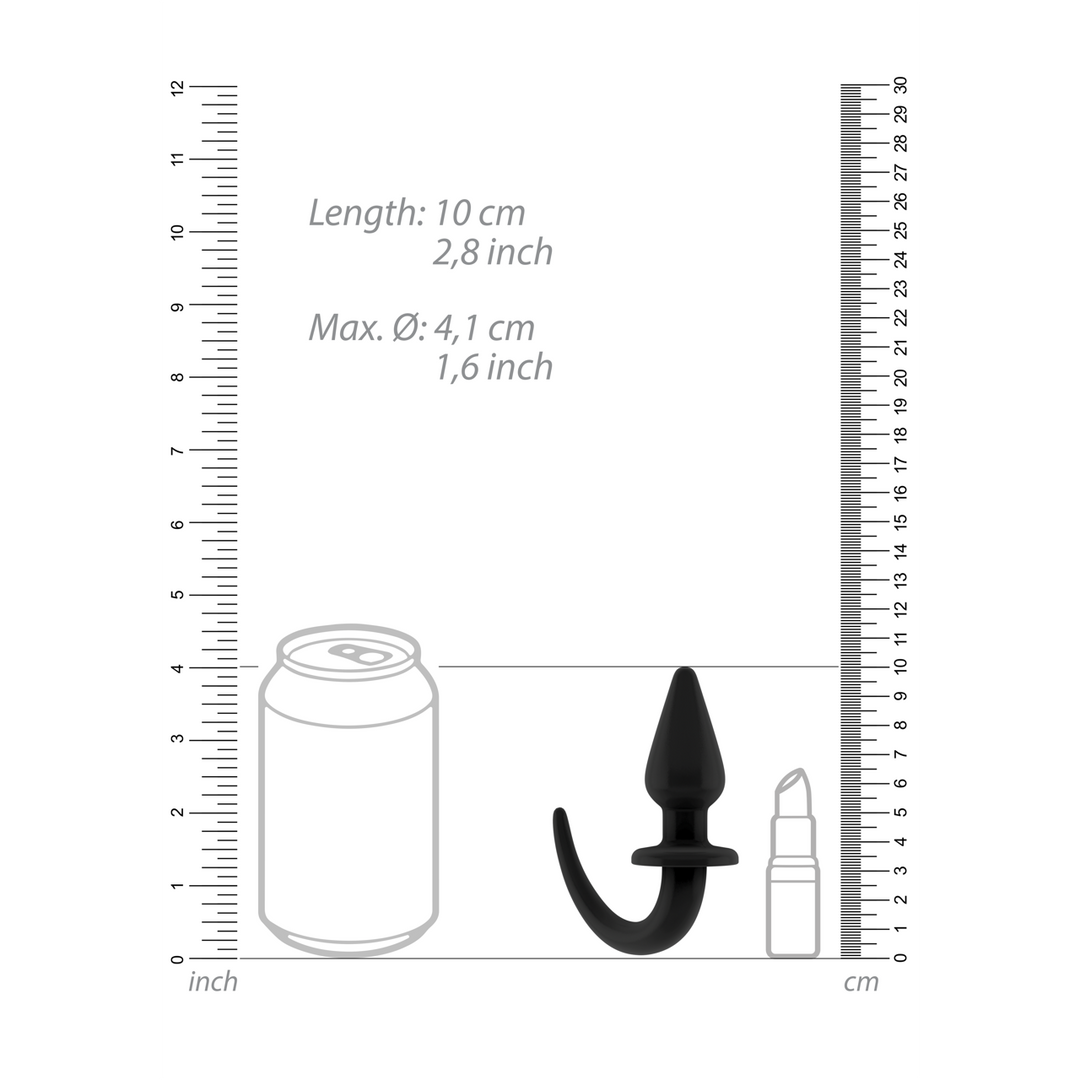 Ouch! by shots Flexibele Rubber Buttplug (7423522596531)